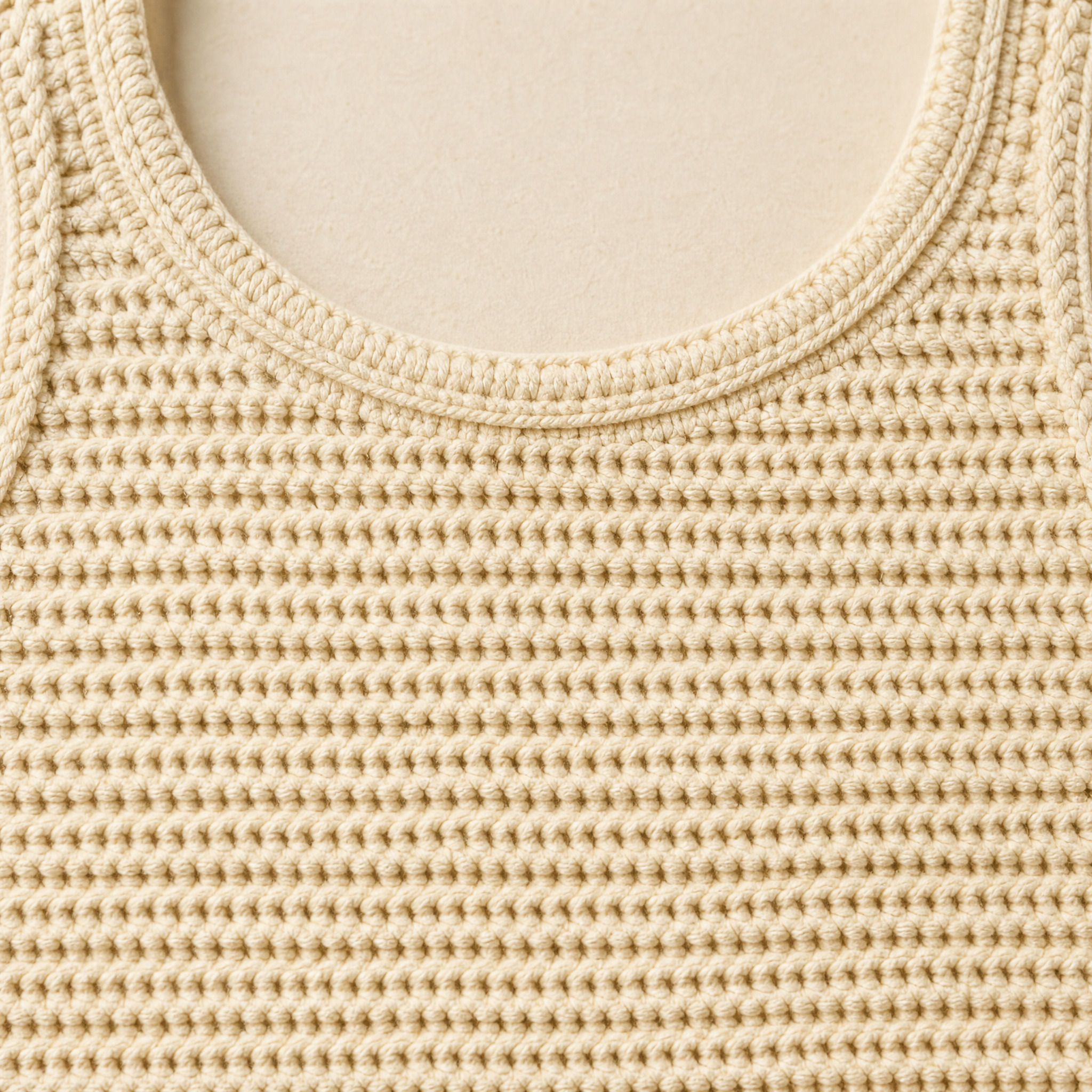 Essential Ribbed Hand-Crocheted Tank view 2